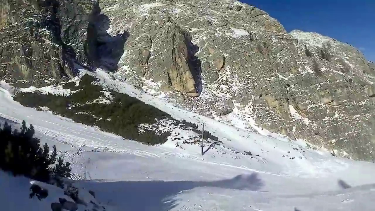 Cortina Canalone da Pomedes a Piè Tofana