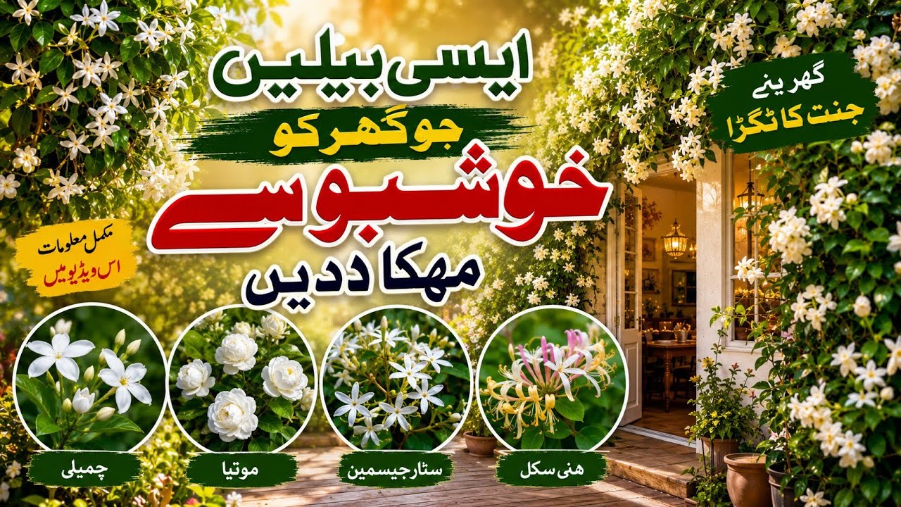 Fragrance Flowering Vine | Most Famous Flowering Plants | Star jasmine  Chambeli Jhumaka Bail Motia