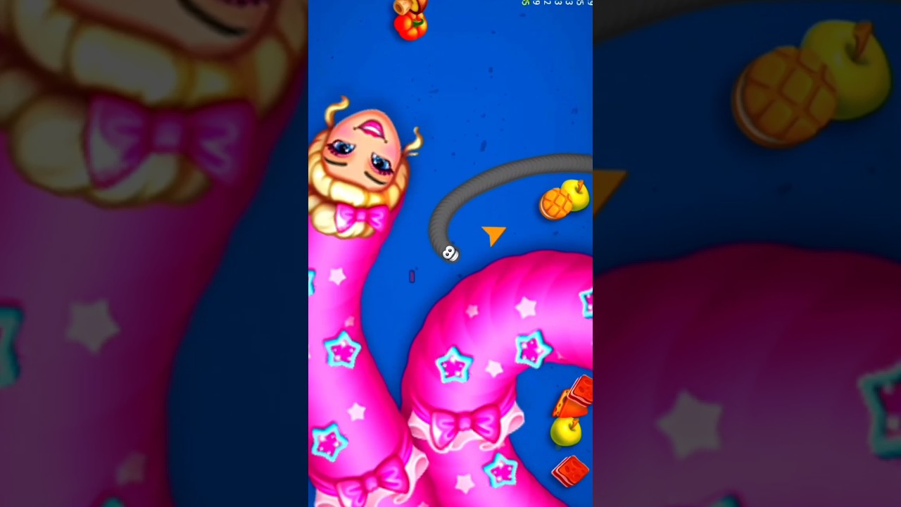 Worms zone io gameplay NINJA TRICK #shorts