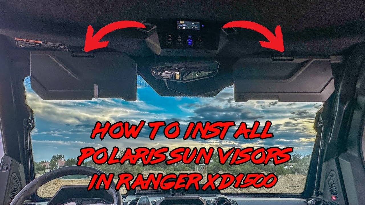 Polaris Sun Visor Install on Ranger XD 1500