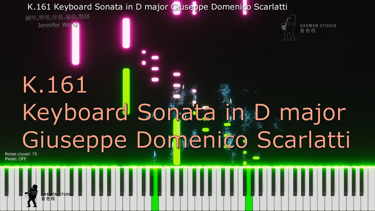 K.161 Keyboard Sonata in D major Giuseppe Domenico Scarlatti