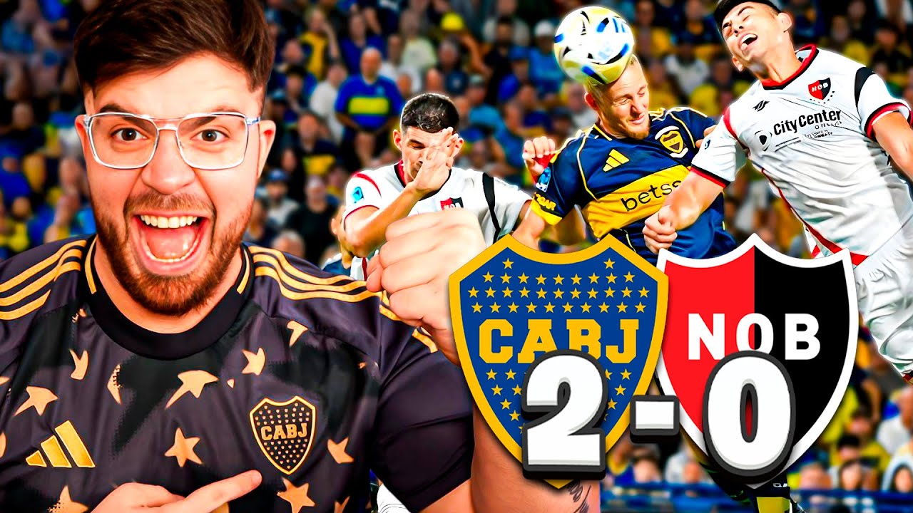 &iexcl;SEGUIMOS SUMANDO! VICTORIA DE BOCA 2-0 FRENTE A NEWELL'S CON UN PAREDES IMPARABLE EN LA BOMBONERA