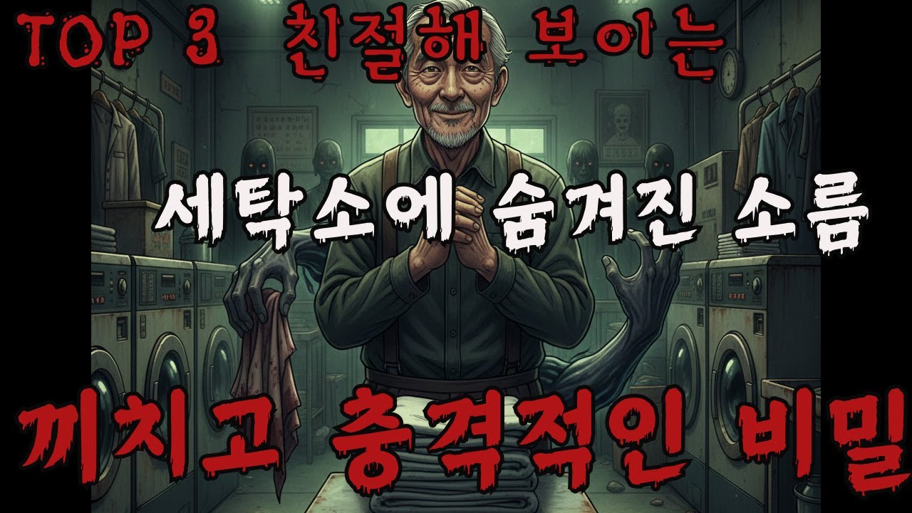 친절한 세탁소 주인의 충격적이고 소름 끼치는 비밀 3가지 - 1부