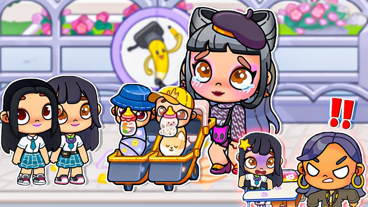LE PREMIER JOUR D'ÉCOLE DES JUMELLES SUR AVATAR WORLD !