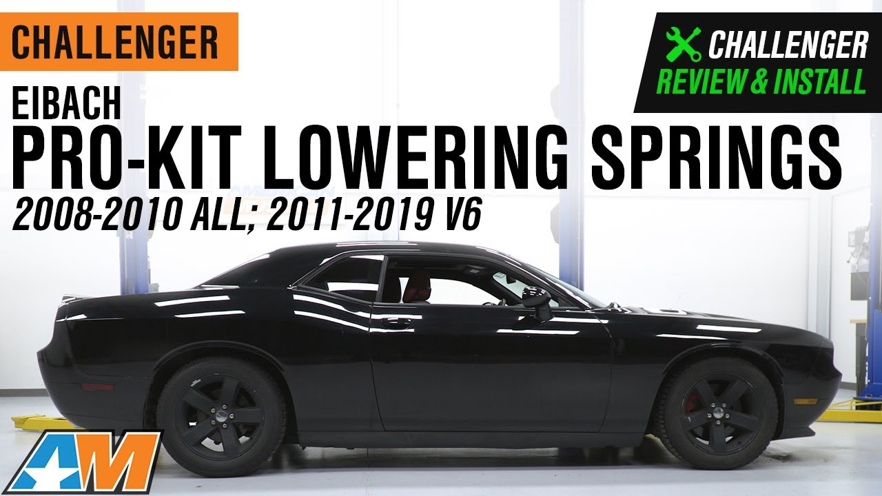Challenger Eibach Pro Kit Lowering Springs (2008-2010 All; 2011 2019 V6) Review & Install