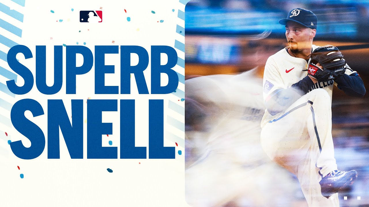 Blake Snell struck out TEN BATTERS in his second start since returning from the IL!