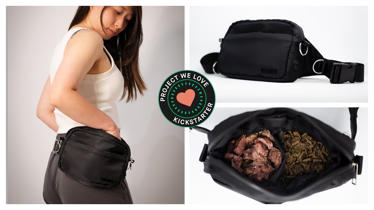 Camine Dog Gear: The Daily Trainer - Double Compartment Treat Bag