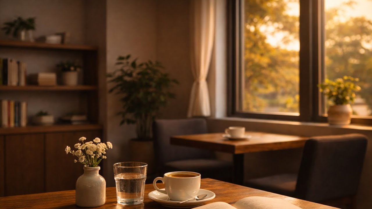 Minimal Cafe Background Music ☕ Clean & Calm Ambience for Focus