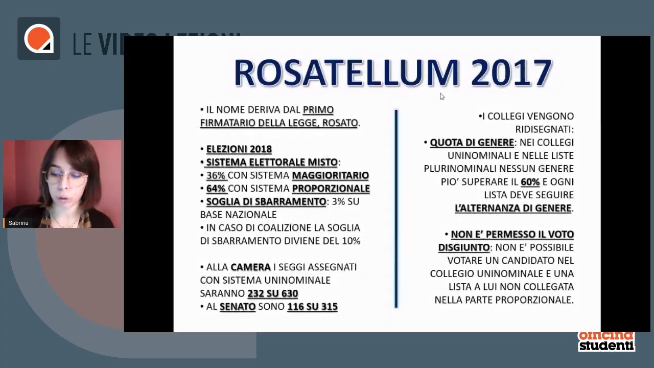 ANALISI DEL LINGUAGGIO POLITICO, Matterellum Porcellum e Rosatellum, Sabrina Gallo Prof.Criscitiello