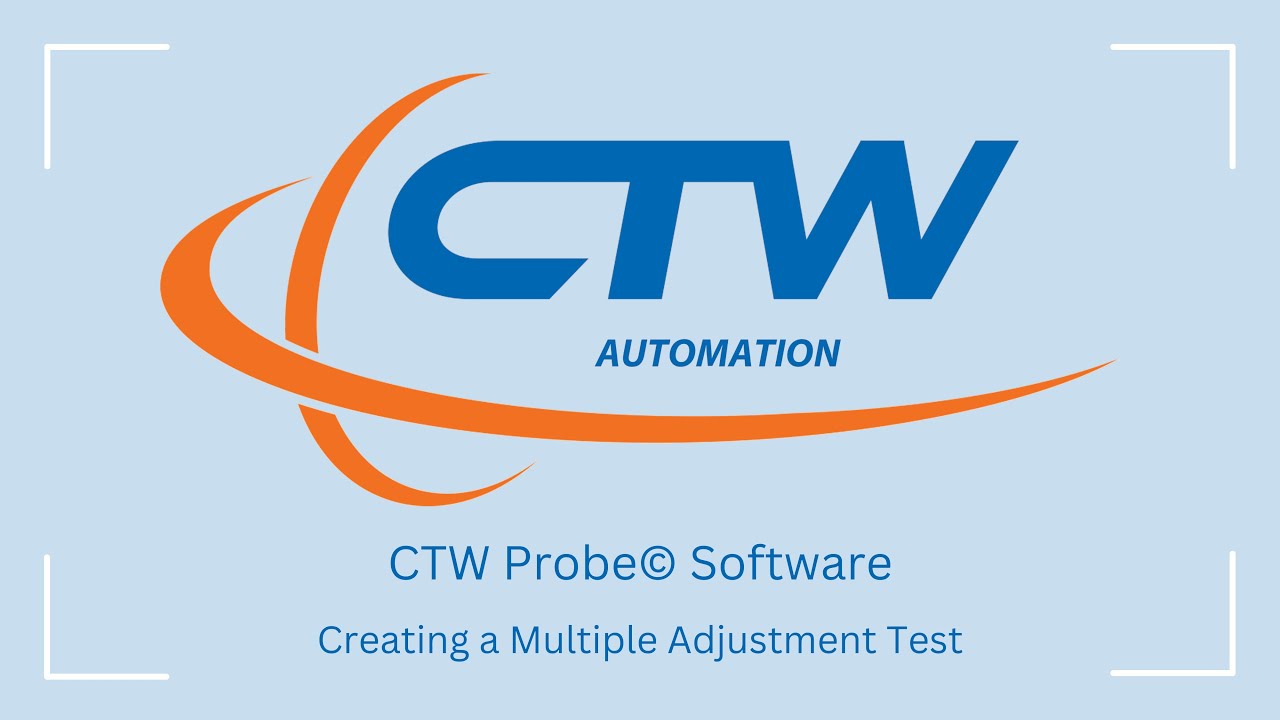 CTW Probe© Software - Creating a Shock Adjustment Test