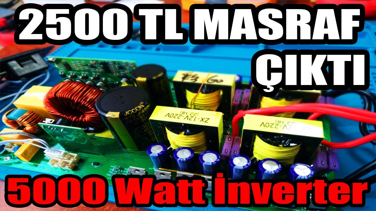 BÖYLE YAPACAK ADAM KART GÖNDERMESİN KARDEŞİM! 5000 WATT İNVERTER