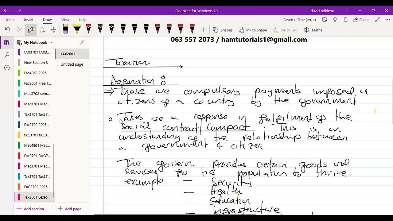 Tax2601 2025 Lesson1   Intro to taxation