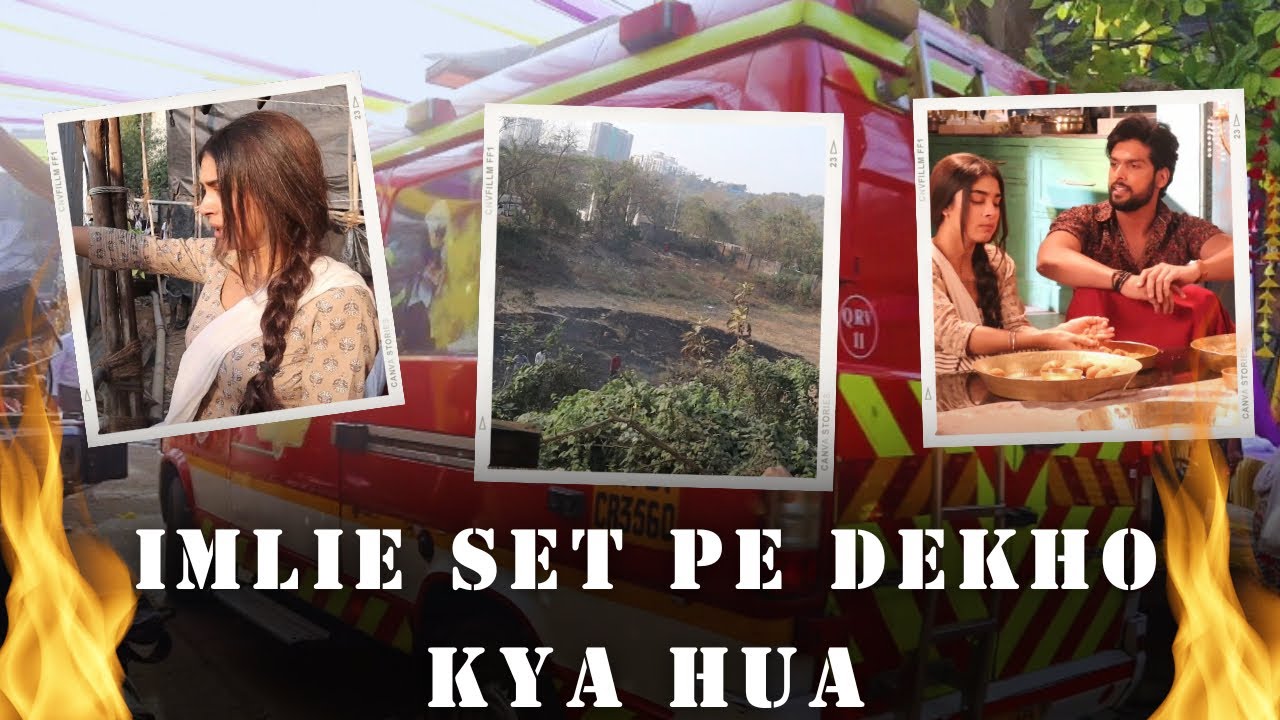 Imlie set pe lagi aag | Bts | Adrija Roy | #imlie #starplus #adrijaroy