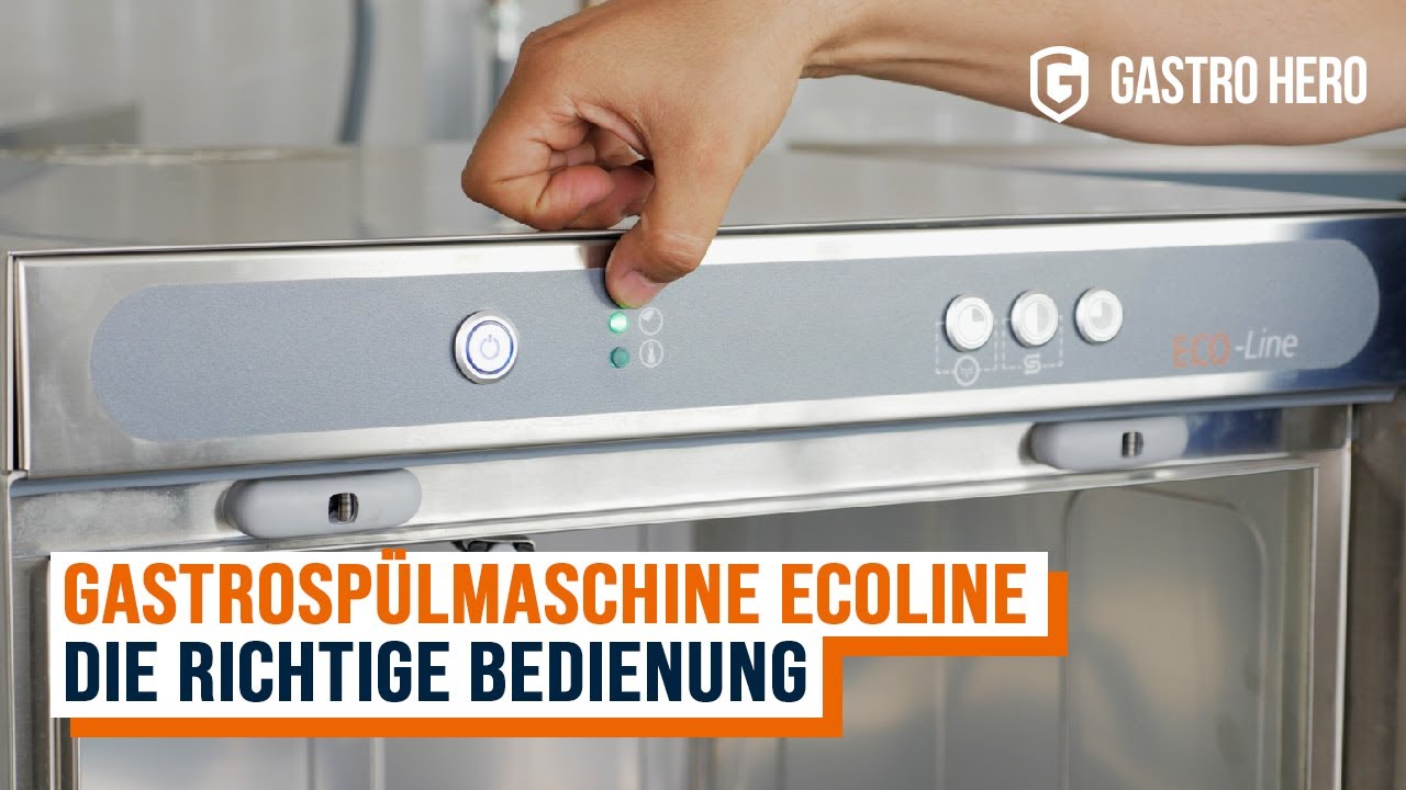 Die Gastrospülmaschine Ecoline – Bedienung und Funktionen der Ecoline Modelle