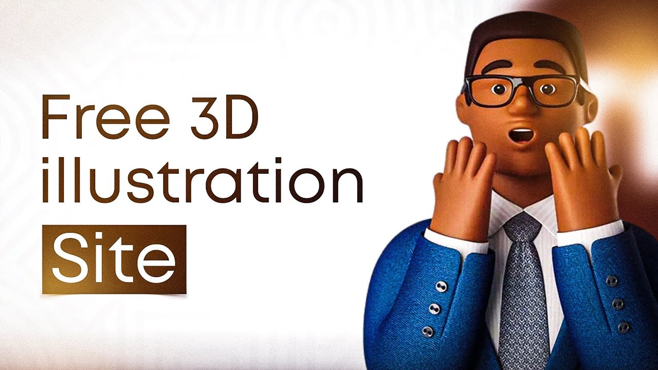 Free 3D illustration Websites for Graphic Designers// UI designers #FreeIllustrations #Uidesign