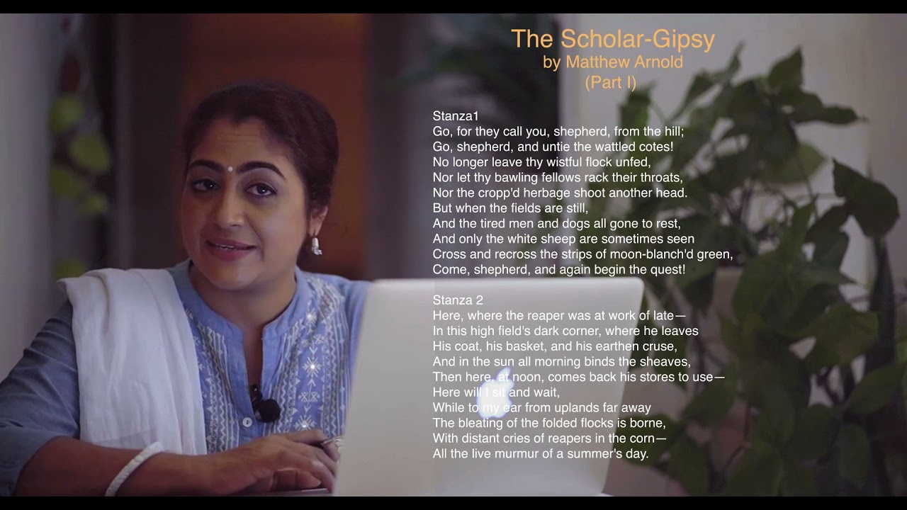 The Scholar-Gipsy by Matthew Arnold | Analysis | Part 1
