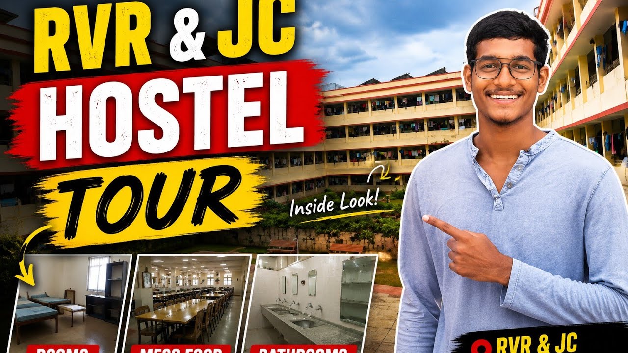 Explore RVR & JC College boys hostel, labs, and student life💎