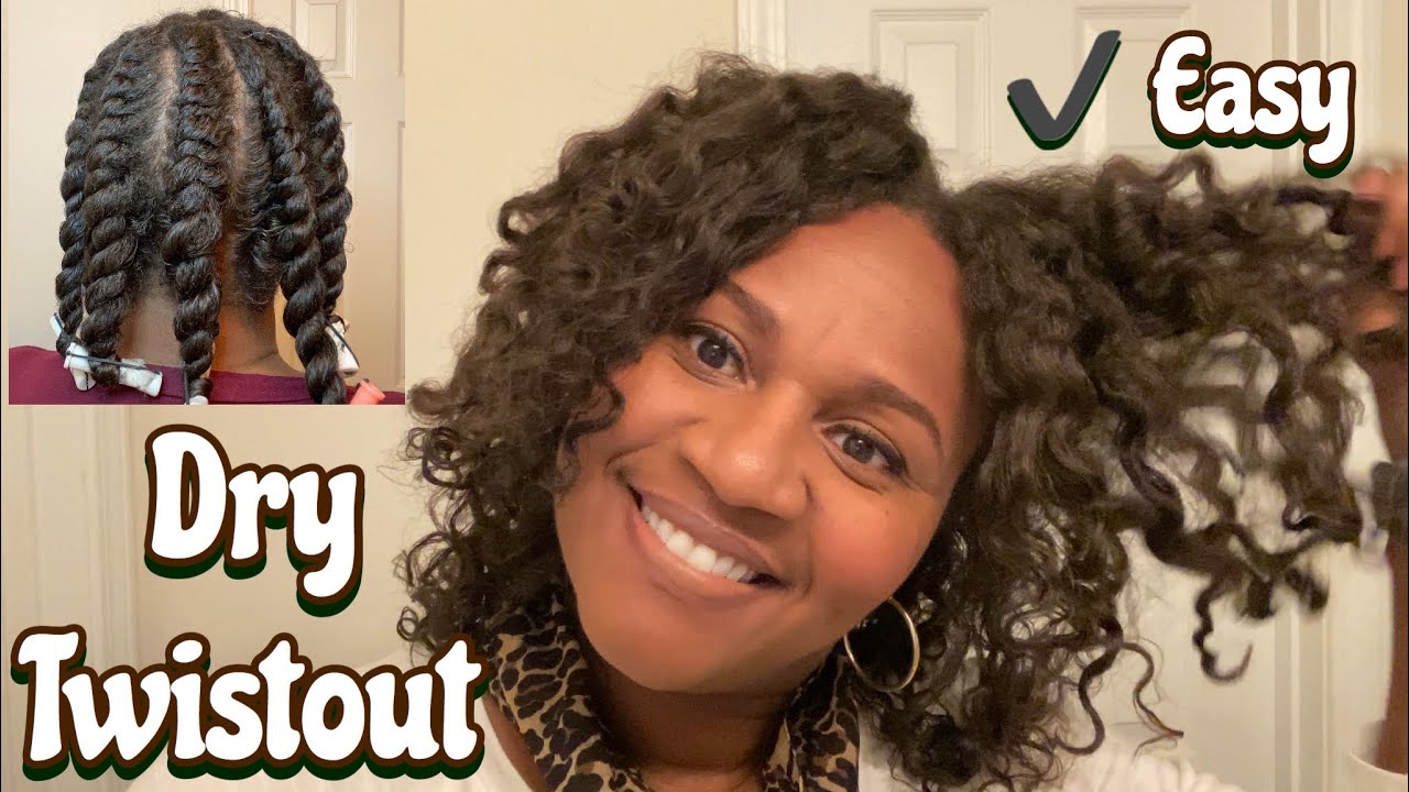 EASY Dry Twistout On Fine Natural Hair