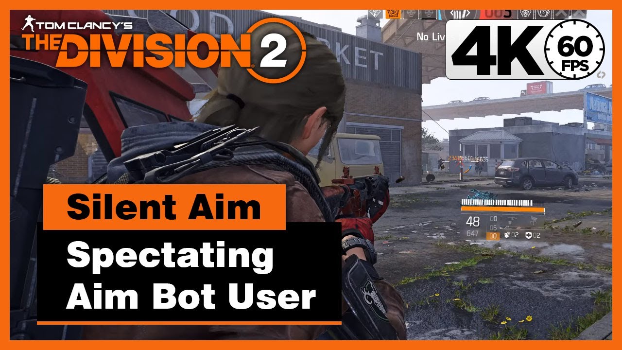 Division 2 - Spectating Aim Bot User (Silent Aim)