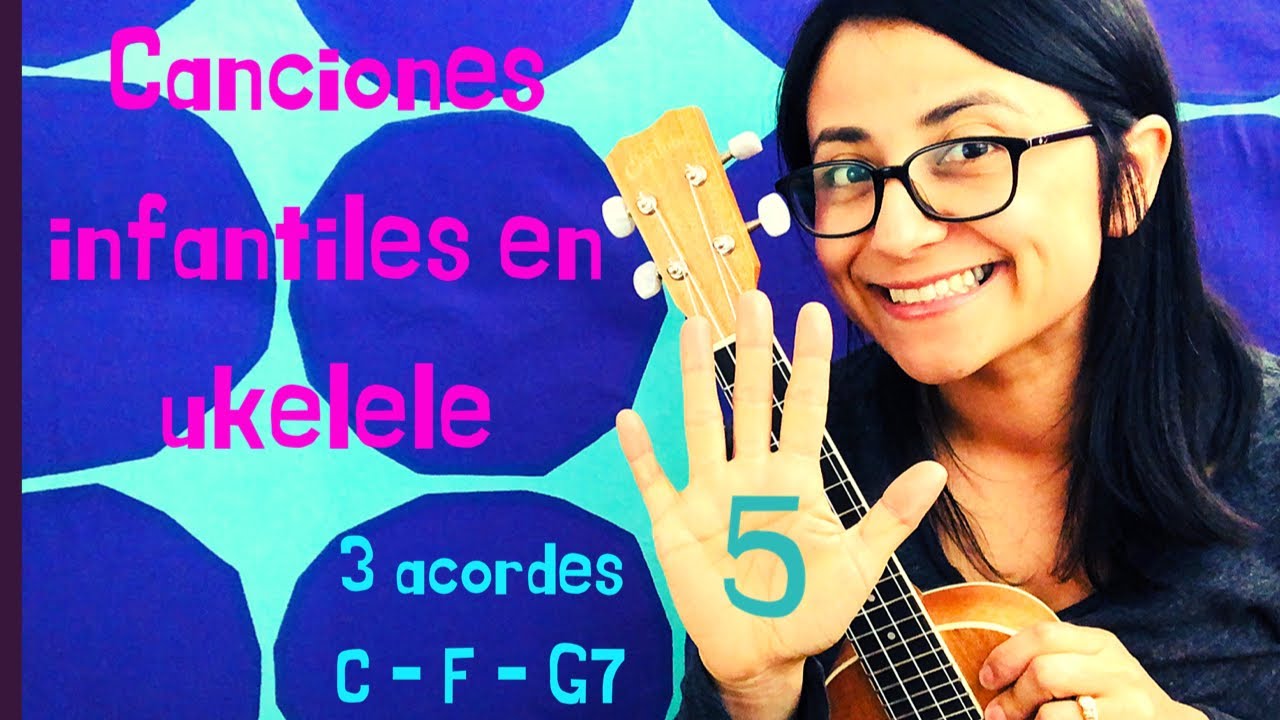 5 canciones infantiles en ukelele | LA VACA LOLA, LOS 3 CERDITOS, Y MÁS!!