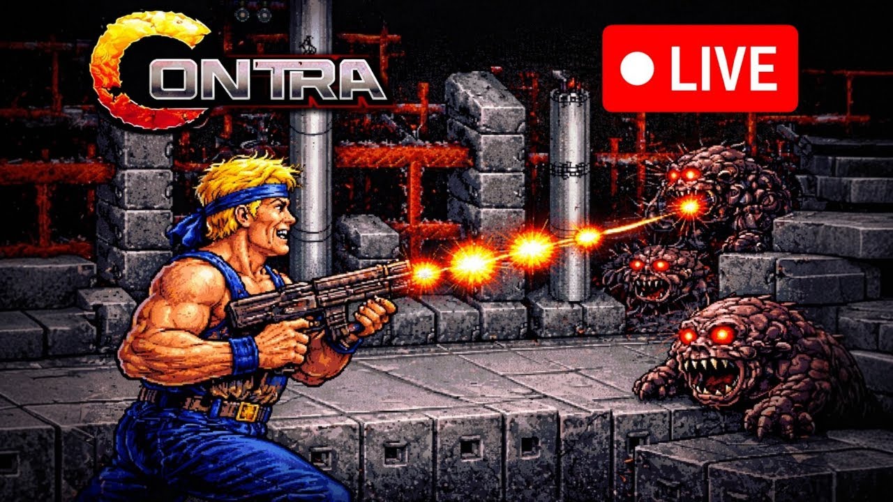 Contra NES Live 🔫 | Bachpan Ka Game Aaj Bhi Hard Hai 😤