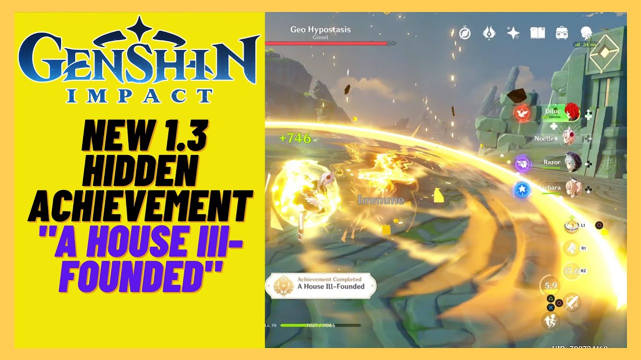 Genshin Impact 1.3 - How to unlock the new Hidden Achievement  - 