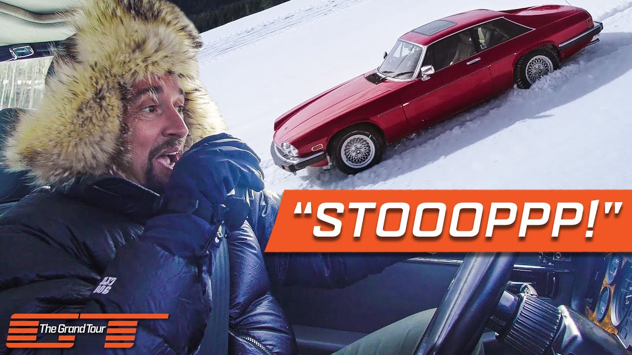 Jeremy, James and Richard Take Their Classic Jaguars Skiing | The Grand Tour