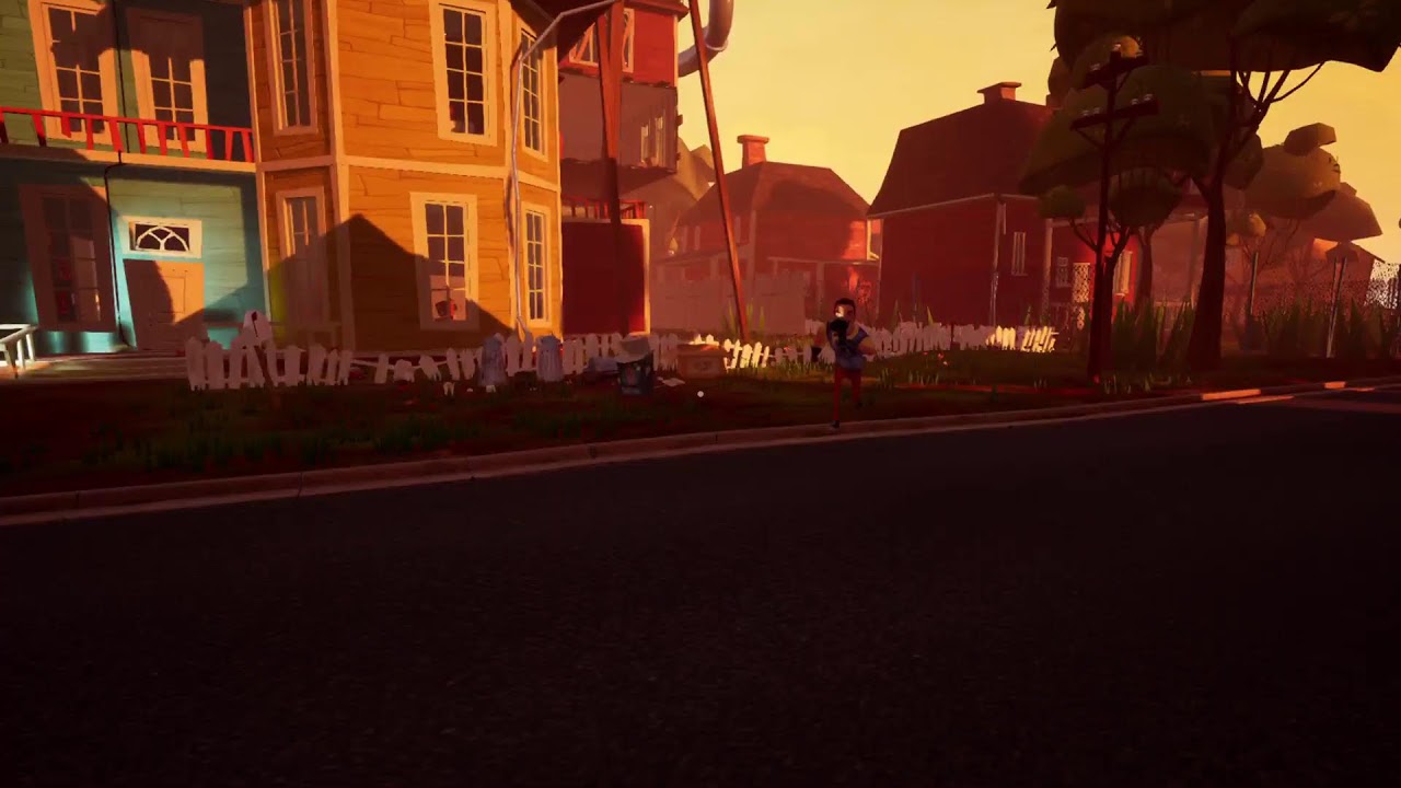 Day one of trying to be hello. Neighbor act3