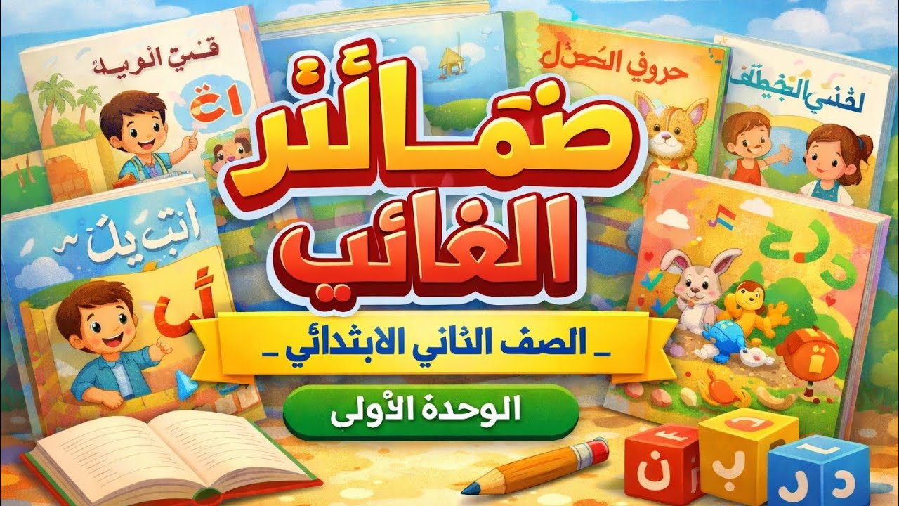 ضمائر الغائب... الصف الثاني الابتدائي ، الوحدة الأولى ، ترم ٢ 