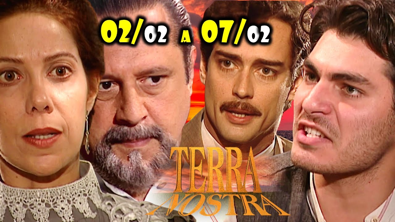 TERRA NOSTRA: NOVELA COMPLETA (02 à 07/02) JOSUÉ LEVA JANETE AO PARAÍSO e SEGREDO PROIBIDO é REVELAD
