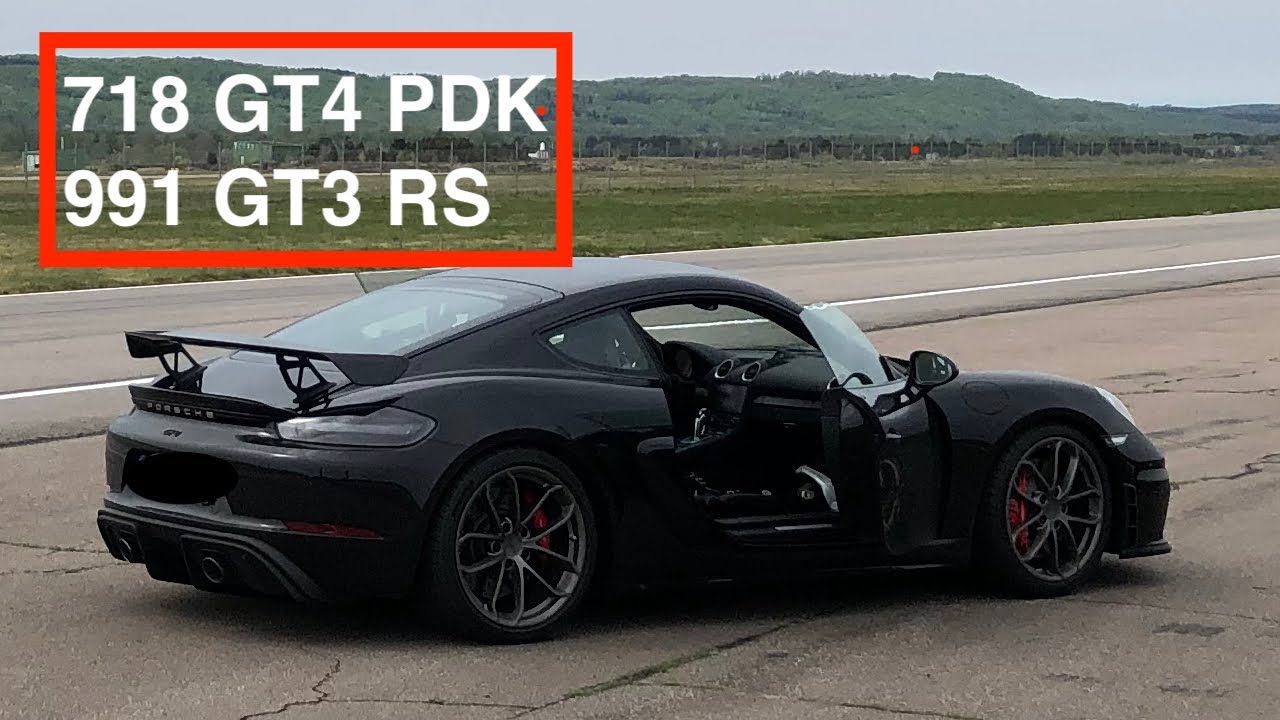 Porsche 718 GT4 PDK - First drive togheter with 991.1 GT3 RS