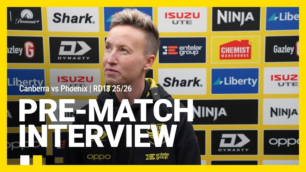 Moving on quickly | PRE-MATCH INTERVIEW | Canberra United vs Wellington Phoenix RD13 25/26