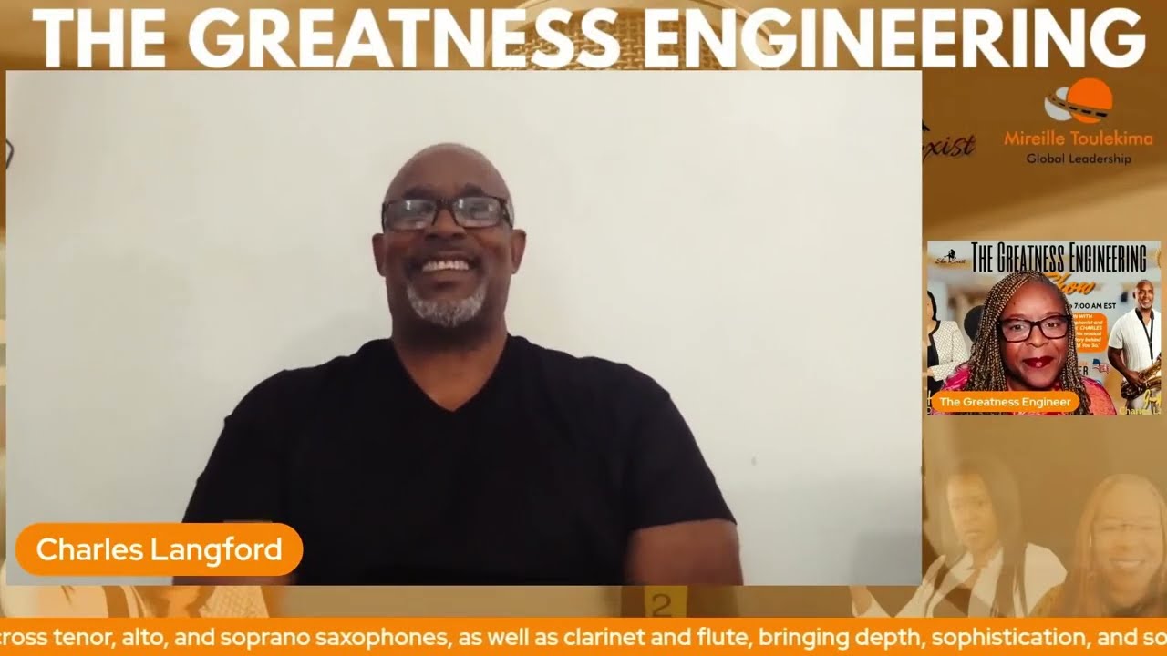 Inspiring conversation with celebrated jazz saxophonist Charles Langford 🎷