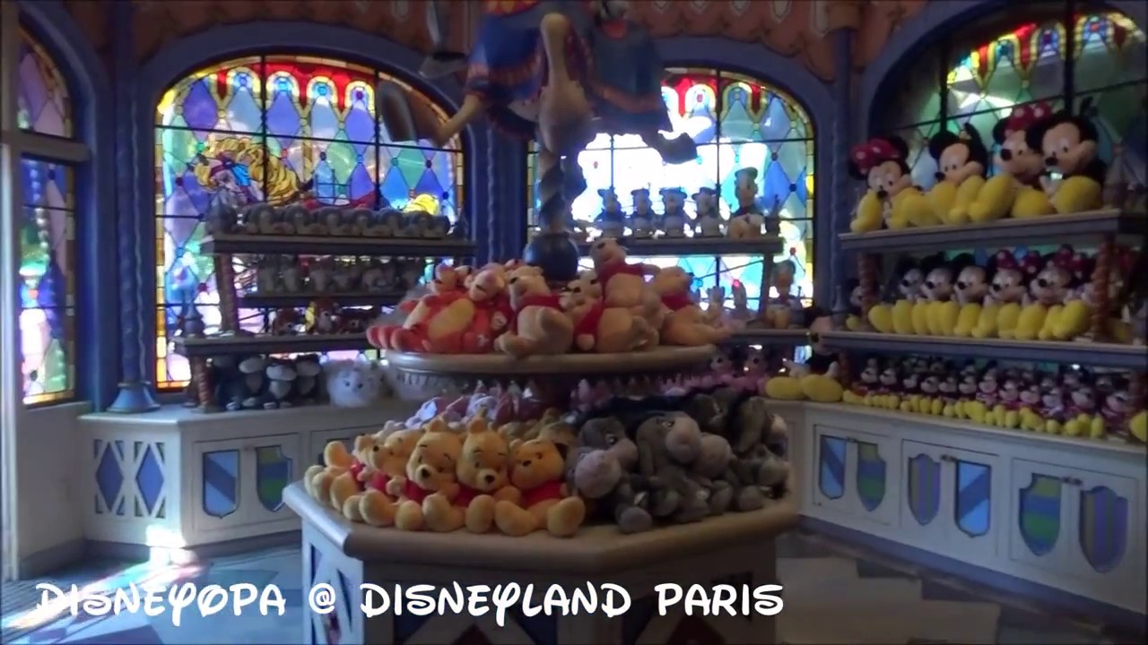 Disneyland Paris Sir Mickey´s Boutique Shop walkthrough 2017 DisneyOpa