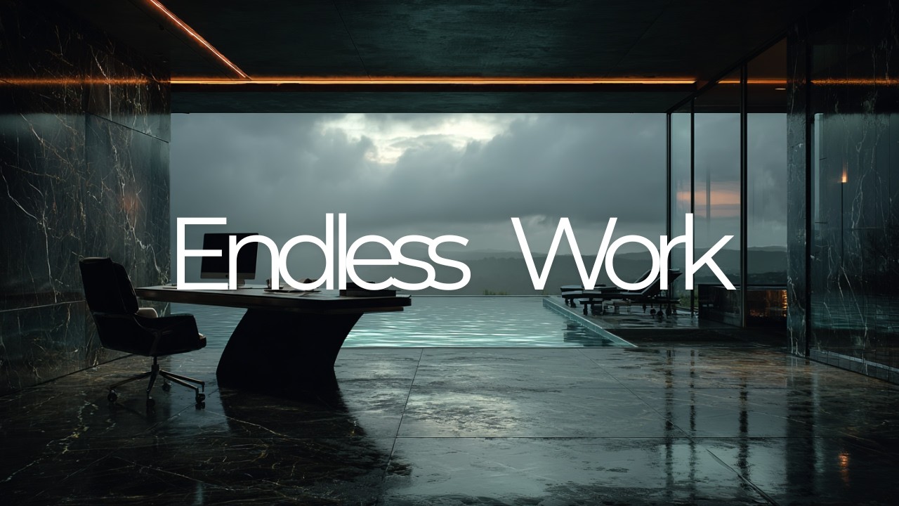 Endless Work Ambient: Continuous Productivity Flow | Gentle Soundscape for Coding, Study and Writing