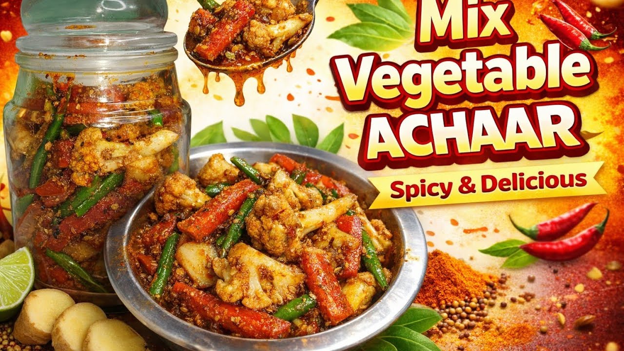 सालों तक चलने वाला Mix Veg Achaar | Secret Masala Recipe
