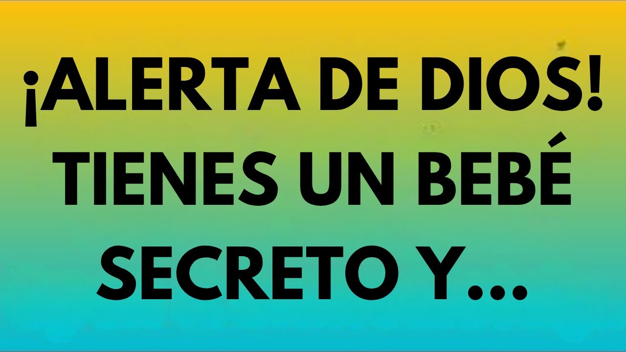 “Dios te revela la verdad: ¡Tu bebé secreto existe!” ✝️ MENSAJE DE DIOS🕊️ DIOS DICE #Jesús