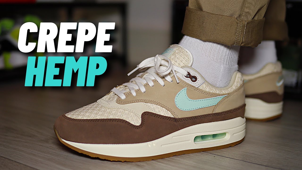 SPECIAL! Nike Air Max 1 Crepe Hemp On Feet Review