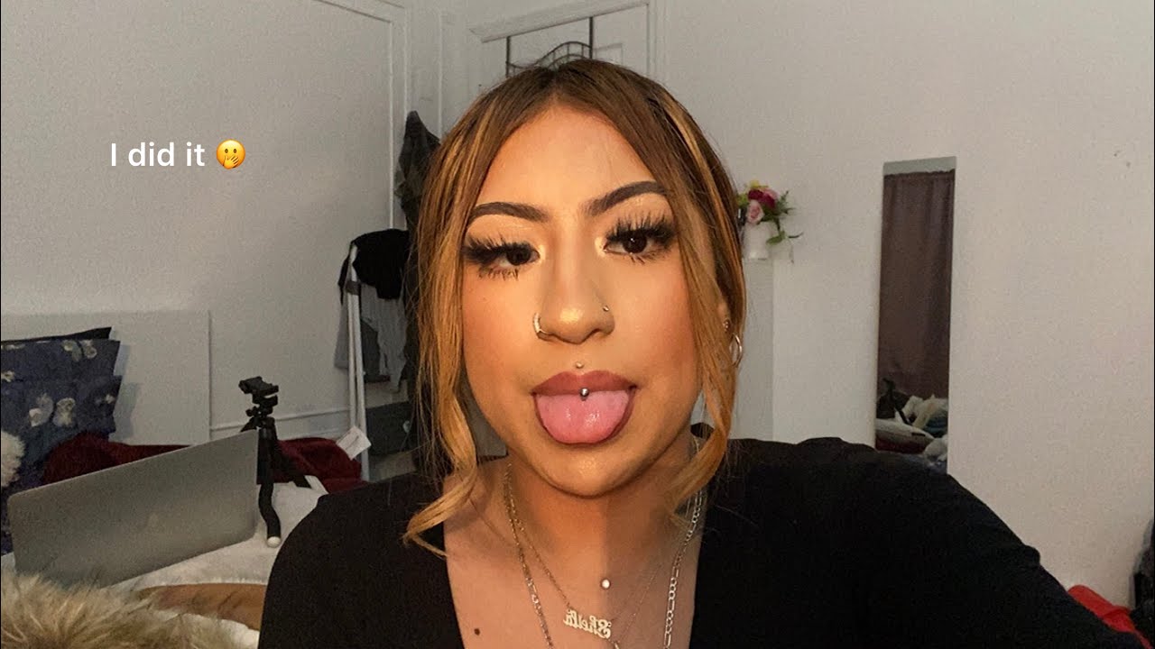 getting my tongue pierced