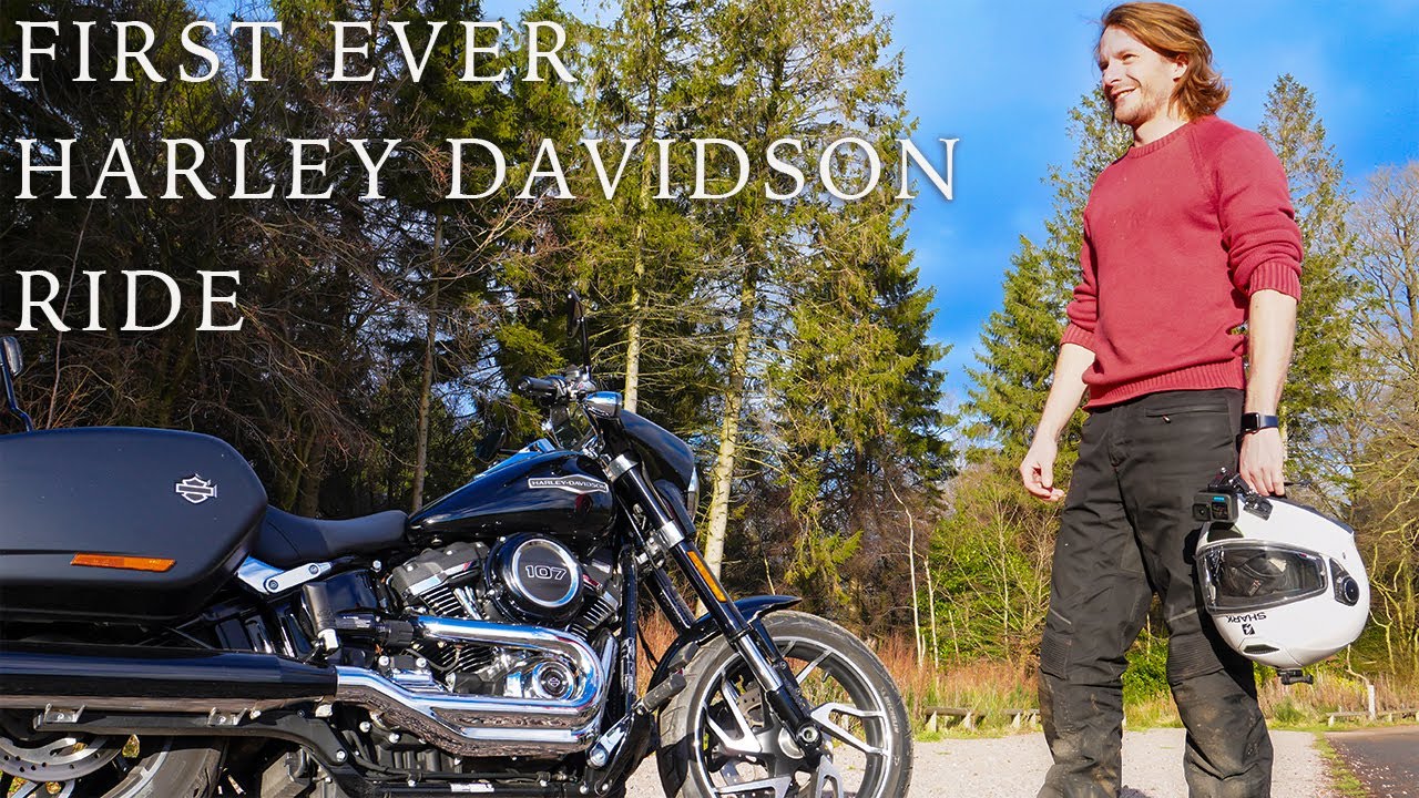 First Ever Harley Davidson Ride | Sport Glide