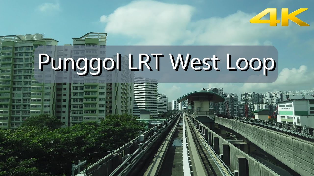 Punggol LRT West Loop Service C [Singapore] 4K Osmo Pocket
