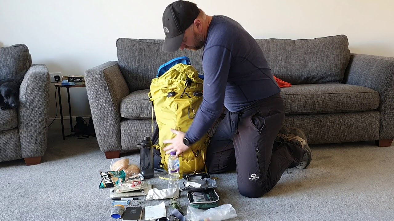 Mountain leader what I pack in my Rucksack
