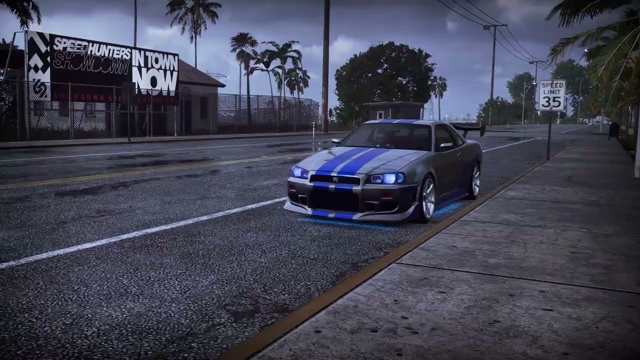 Nissan Skyline gt R34 Paul Walker - Need For Speed  Heat