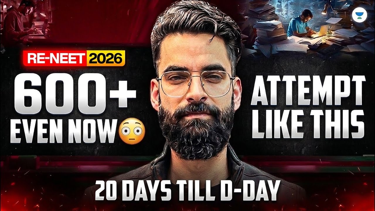 🚀Yes! This is How You Attempt Re-NEET 2026 | Score 650+ Even now! Wassim Bhat 