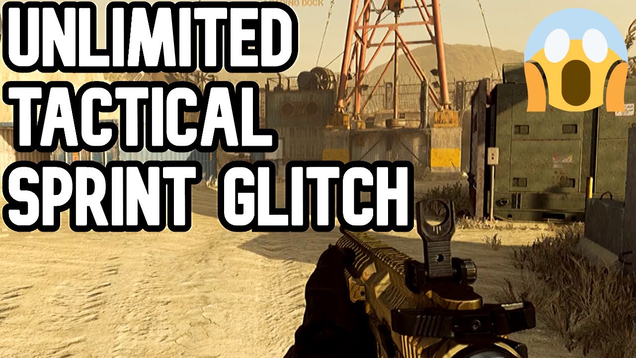 UNLIMITED TACTICAL SPRINT GLITCH in Call of Duty Modern Warfare 2019