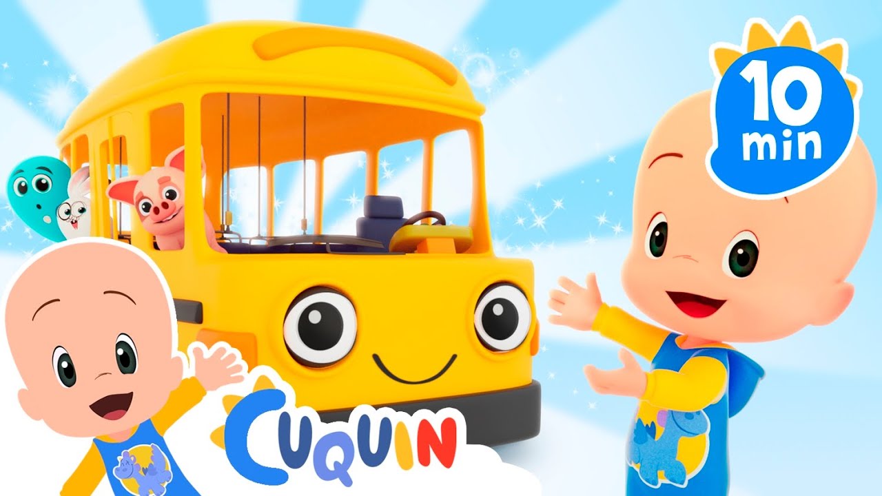 Las ruedas del bus de los animales | Divíértete con las aventuras de Cleo y Cuquin