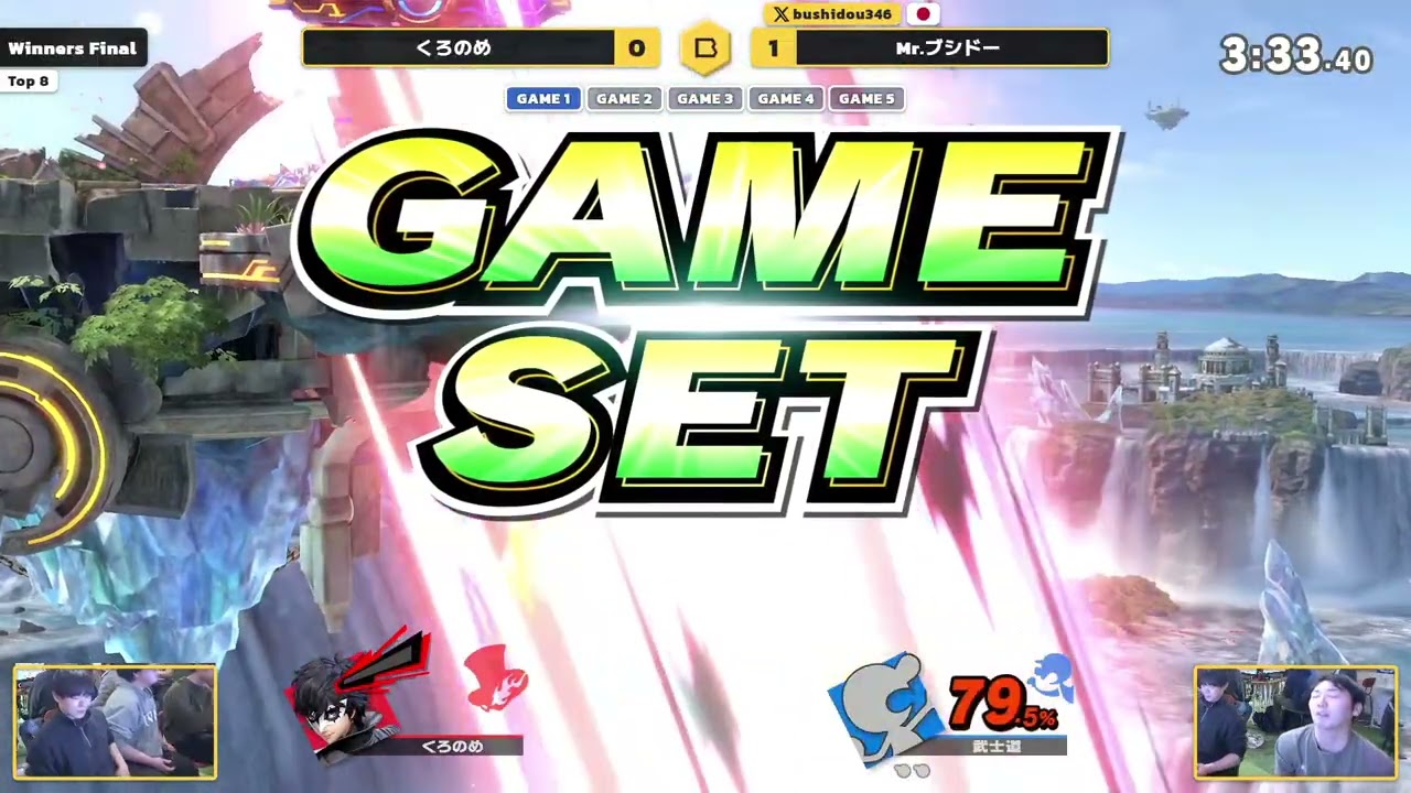BeeSmash FRESH!!! #200 WF - Mr.ブシドー(Mr. ゲーム&ウォッチ) vs くろのめ(ジョーカー) スマブラSP オフ大会