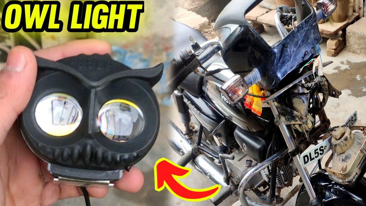 ALL NEW OWL LIGHT INSTALLING PROCESS IN MY NEW SPLENDOR PLUS| TRENDING OWL LIGHT VLOG🤩