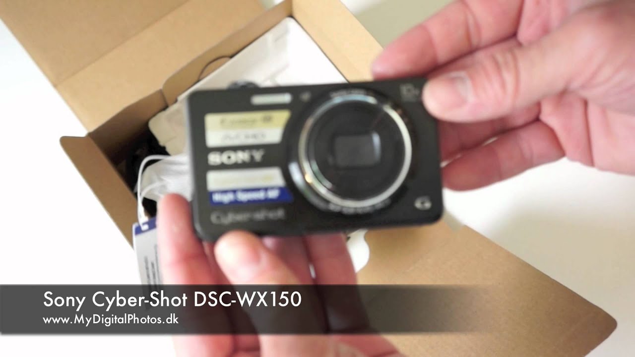 Sony Cyber-shot DSC-WX150 Unboxing