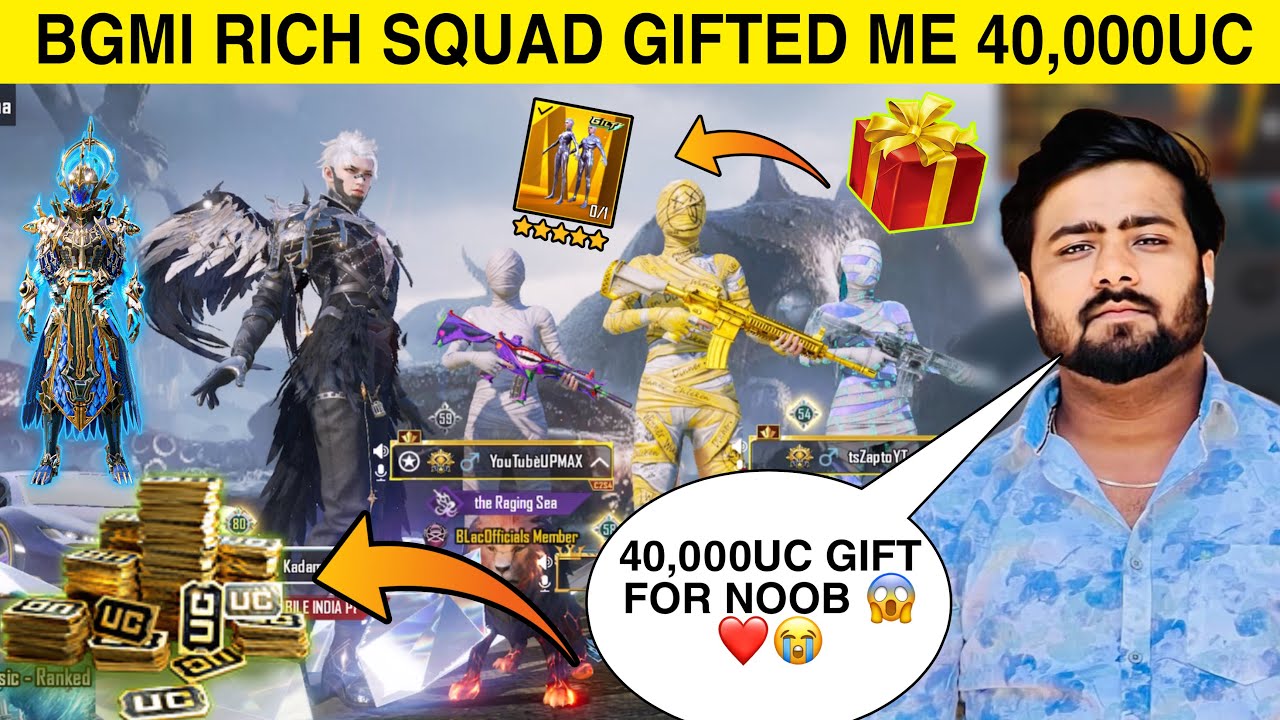 FINALLY I GOT 40,000UC🤑💸 BGMI RICH RANDOM GIRLS SHOCKED😱AFTER SEEING MY YOUTUBE CHANNEL UPDATE 3.3